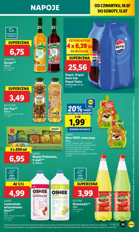 Lidl - gazetka promocyjna Oferta od czwartku od czwartku 10.07 do soboty 12.07 - strona 43