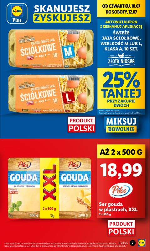 Lidl - gazetka promocyjna Oferta od czwartku od czwartku 10.07 do soboty 12.07 - strona 7