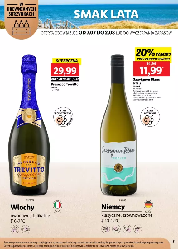 Lidl - gazetka promocyjna Karta Win Powiew Świeżości od poniedziałku 07.07 do soboty 02.08 - strona 8