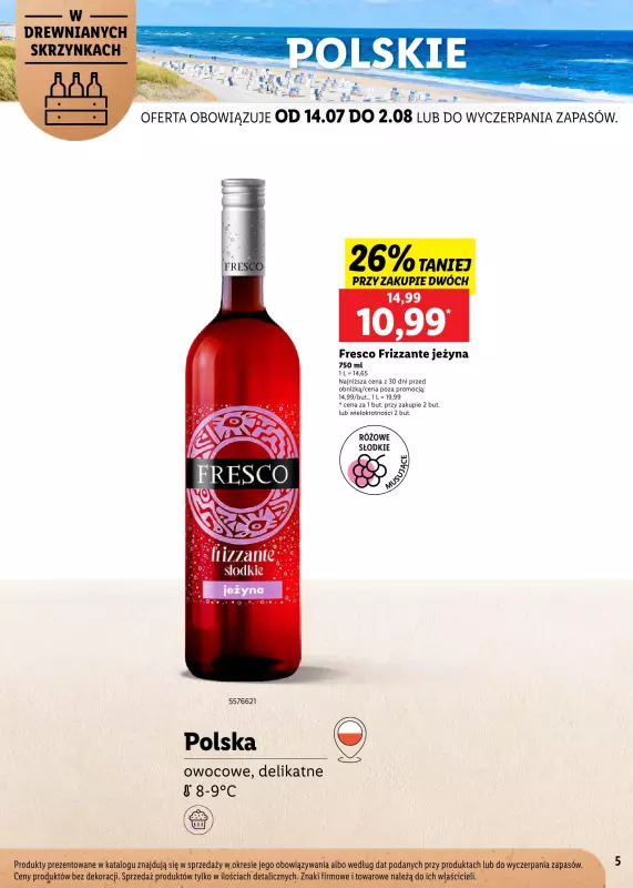 Lidl - gazetka promocyjna Karta Win Powiew Świeżości od poniedziałku 07.07 do soboty 02.08 - strona 5