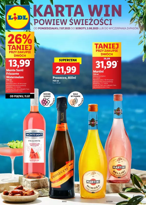Lidl - gazetka promocyjna Karta Win Powiew Świeżości  