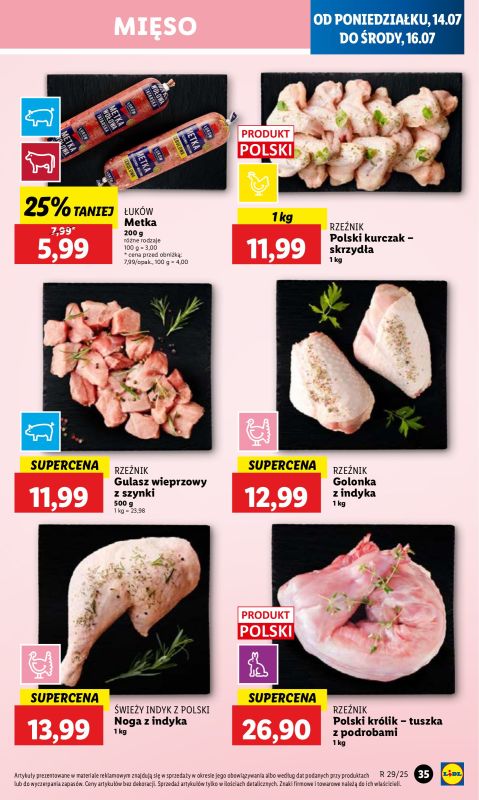 Lidl - gazetka promocyjna Oferta od poniedziałku od poniedziałku 14.07 do środy 16.07 - strona 41