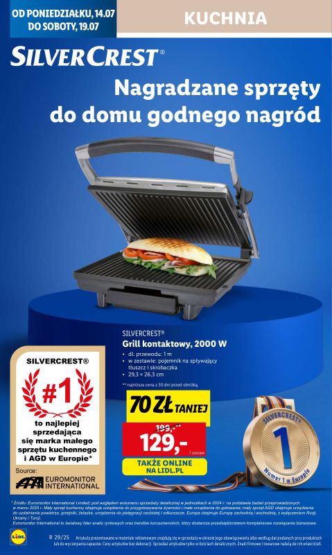 Lidl - gazetka promocyjna Oferta od poniedziałku od poniedziałku 14.07 do środy 16.07 - strona 10