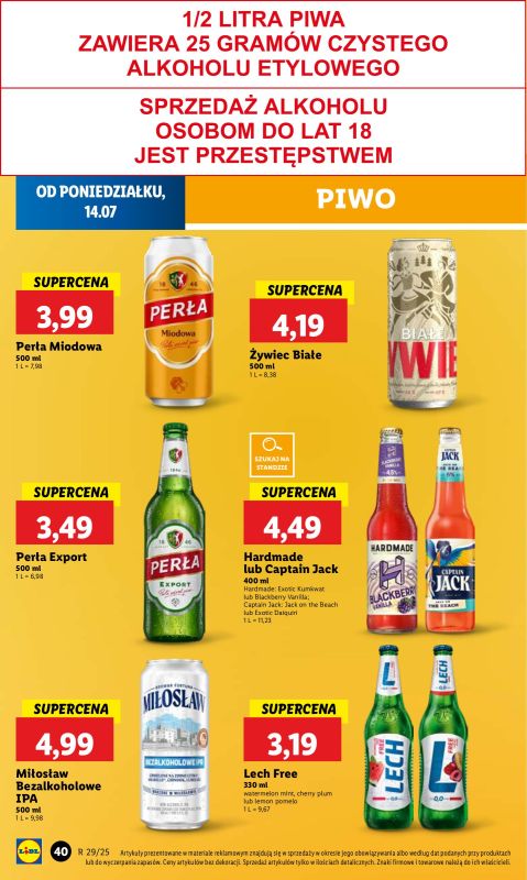 Lidl - gazetka promocyjna Oferta od poniedziałku od poniedziałku 14.07 do środy 16.07 - strona 48