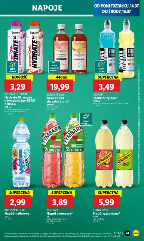 Lidl - gazetka promocyjna Oferta od poniedziałku od poniedziałku 14.07 do środy 16.07 - strona 49