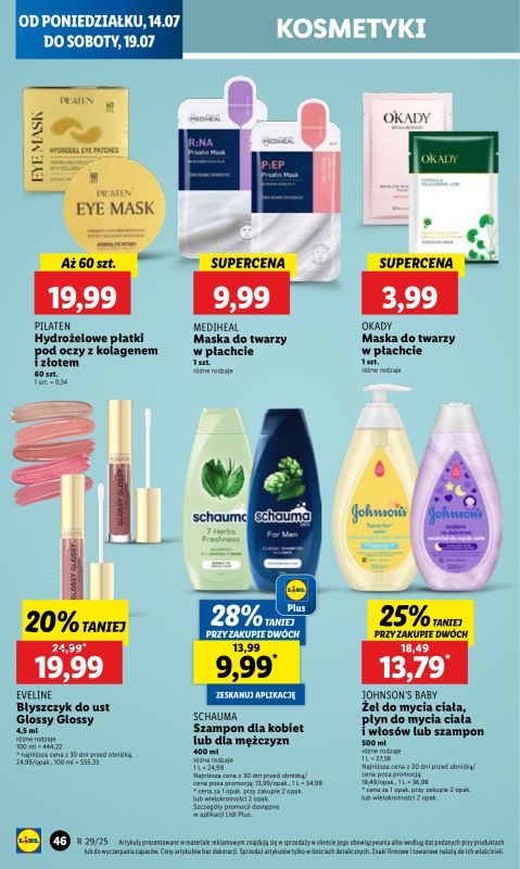 Lidl - gazetka promocyjna Oferta od poniedziałku od poniedziałku 14.07 do środy 16.07 - strona 56