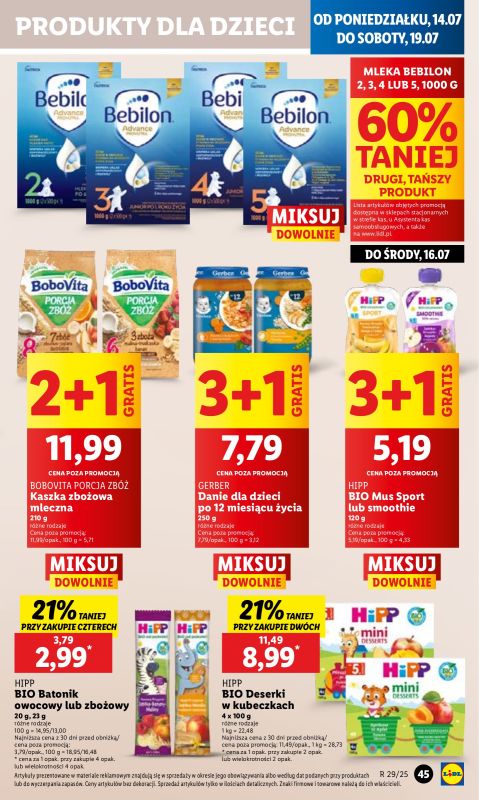 Lidl - gazetka promocyjna Oferta od poniedziałku od poniedziałku 14.07 do środy 16.07 - strona 55
