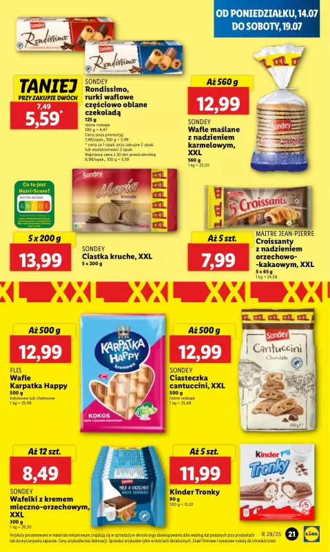 Lidl - gazetka promocyjna Oferta od poniedziałku od poniedziałku 14.07 do środy 16.07 - strona 25