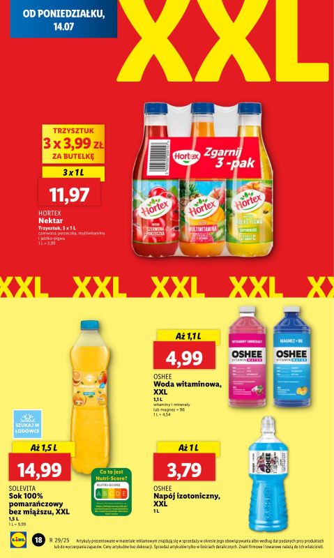 Lidl - gazetka promocyjna Oferta od poniedziałku od poniedziałku 14.07 do środy 16.07 - strona 22
