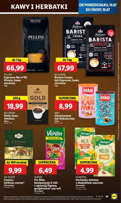 Lidl - gazetka promocyjna Oferta od poniedziałku od poniedziałku 14.07 do środy 16.07 - strona 53