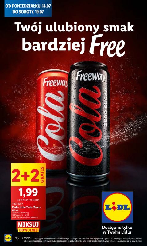 Lidl - gazetka promocyjna Oferta od poniedziałku od poniedziałku 14.07 do środy 16.07 - strona 20