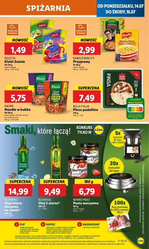 Lidl - gazetka promocyjna Oferta od poniedziałku od poniedziałku 14.07 do środy 16.07 - strona 47