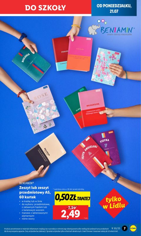 Lidl - gazetka promocyjna Katalog od poniedziałku 21.07 do soboty 26.07 - strona 7