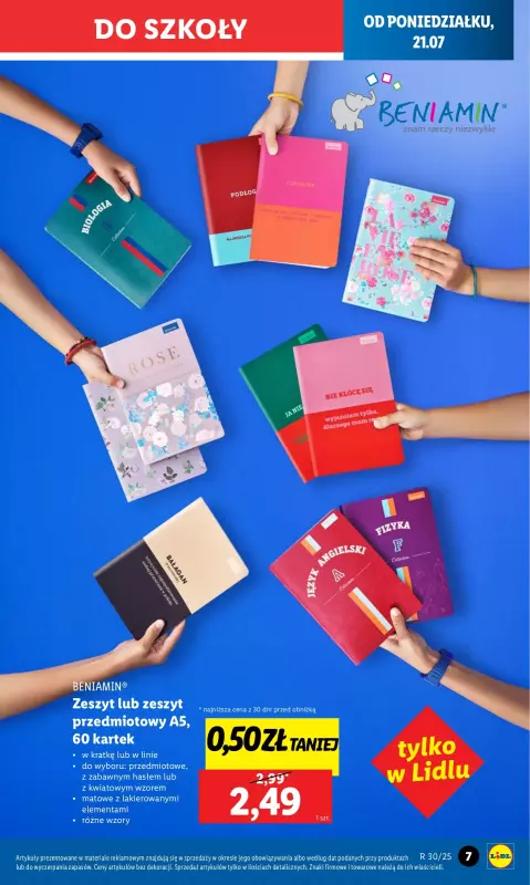 Lidl - gazetka promocyjna Katalog od poniedziałku 21.07 do soboty 26.07 - strona 7
