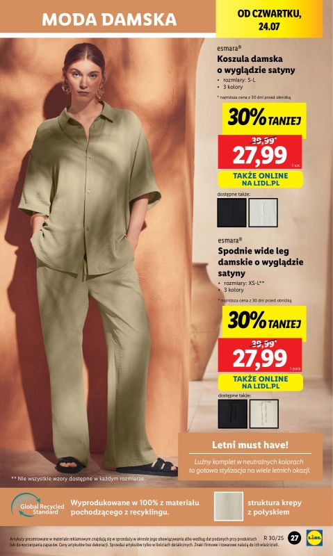 Lidl - gazetka promocyjna Katalog od poniedziałku 21.07 do soboty 26.07 - strona 31