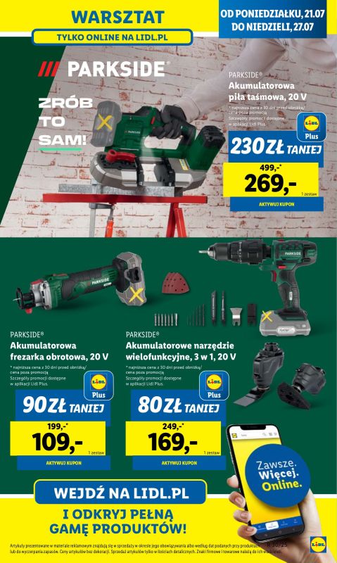 Lidl - gazetka promocyjna Katalog od poniedziałku 21.07 do soboty 26.07 - strona 19
