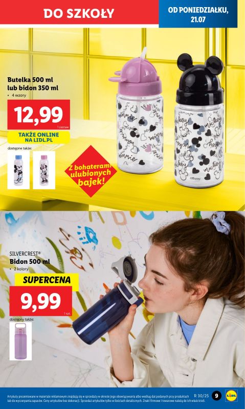 Lidl - gazetka promocyjna Katalog od poniedziałku 21.07 do soboty 26.07 - strona 9