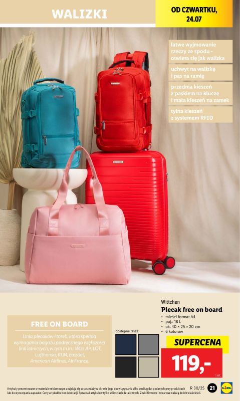 Lidl - gazetka promocyjna Katalog od poniedziałku 21.07 do soboty 26.07 - strona 25