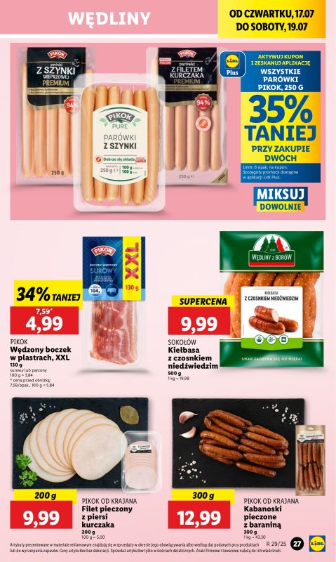 Lidl - gazetka promocyjna Oferta od czwartku od czwartku 17.07 do soboty 19.07 - strona 33