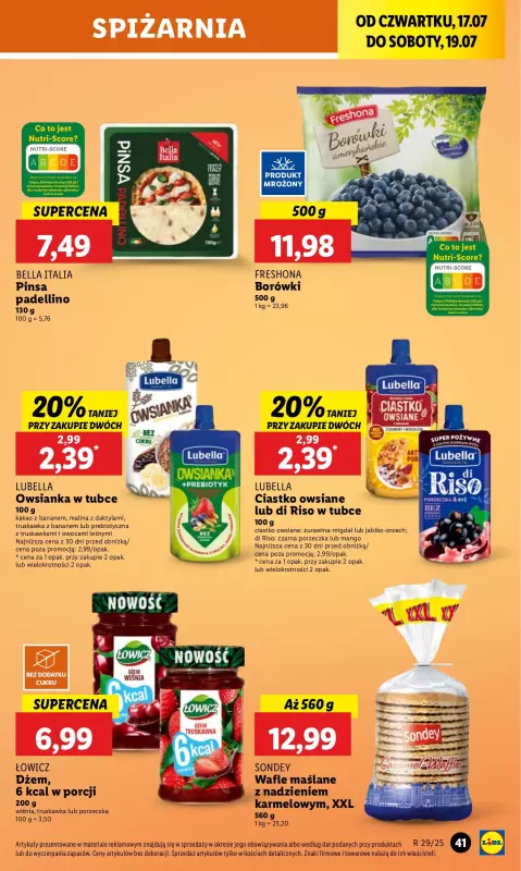 Lidl - gazetka promocyjna Oferta od czwartku od czwartku 17.07 do soboty 19.07 - strona 51