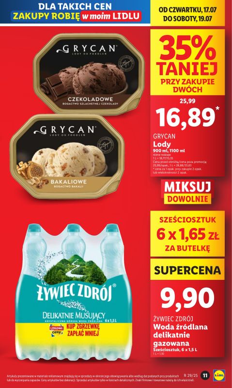 Lidl - gazetka promocyjna Oferta od czwartku od czwartku 17.07 do soboty 19.07 - strona 11