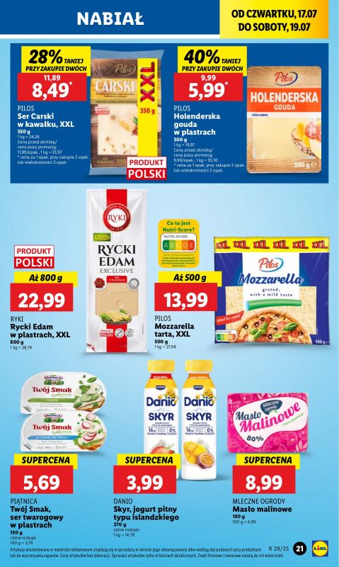 Lidl - gazetka promocyjna Oferta od czwartku od czwartku 17.07 do soboty 19.07 - strona 25