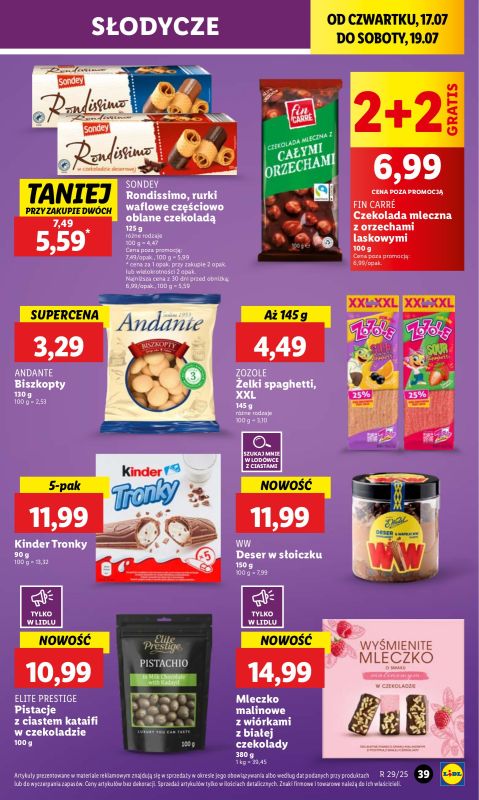 Lidl - gazetka promocyjna Oferta od czwartku od czwartku 17.07 do soboty 19.07 - strona 49
