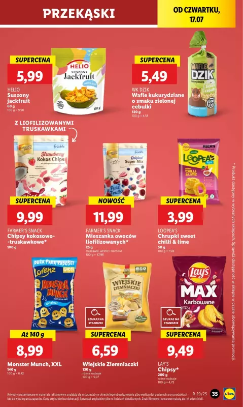 Lidl - gazetka promocyjna Oferta od czwartku od czwartku 17.07 do soboty 19.07 - strona 45
