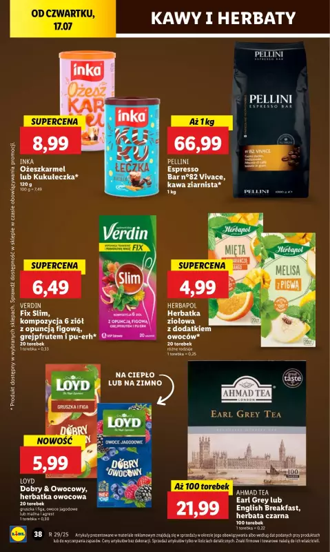 Lidl - gazetka promocyjna Oferta od czwartku od czwartku 17.07 do soboty 19.07 - strona 50