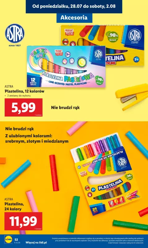 Lidl - gazetka promocyjna Kompletna wyprawka w megacenach  do niedzieli 31.08 - strona 54