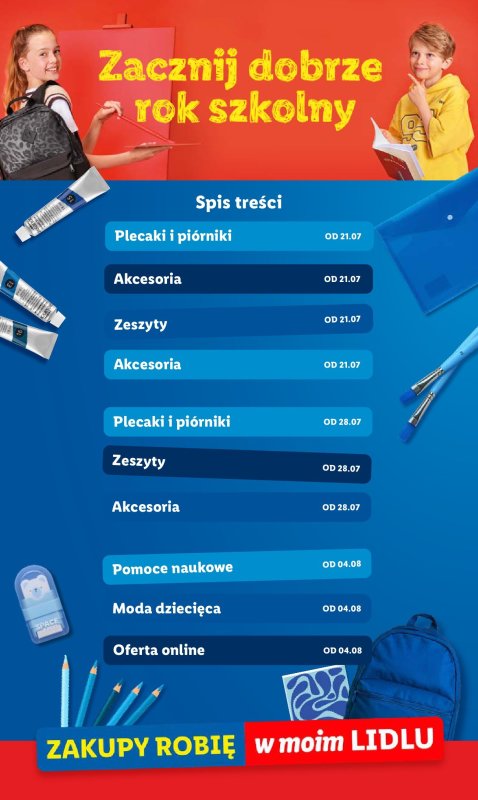 Lidl - gazetka promocyjna Kompletna wyprawka w megacenach  do niedzieli 31.08 - strona 2