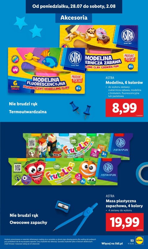 Lidl - gazetka promocyjna Kompletna wyprawka w megacenach  do niedzieli 31.08 - strona 55