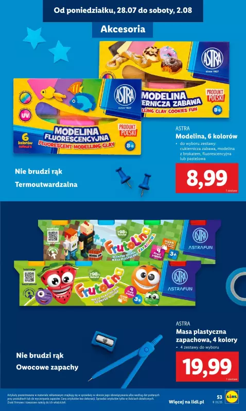 Lidl - gazetka promocyjna Kompletna wyprawka w megacenach  do niedzieli 31.08 - strona 55