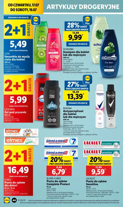 Lidl - gazetka promocyjna Oferta od czwartku od czwartku 17.07 do soboty 19.07 - strona 56