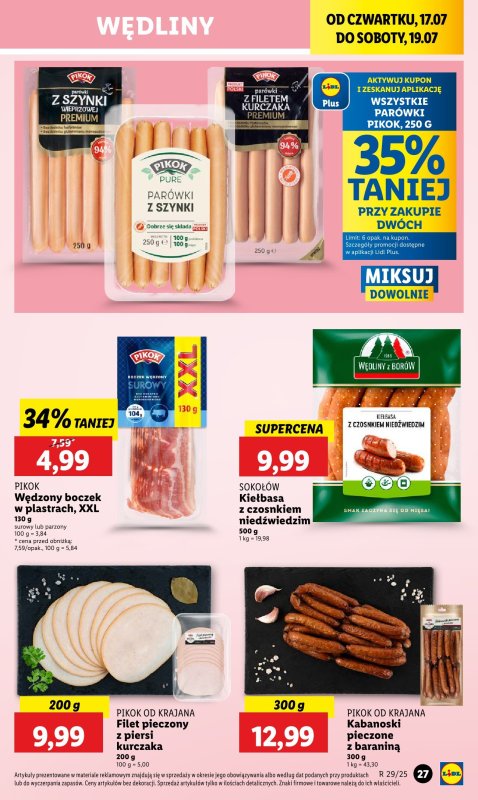 Lidl - gazetka promocyjna Oferta od czwartku od czwartku 17.07 do soboty 19.07 - strona 35