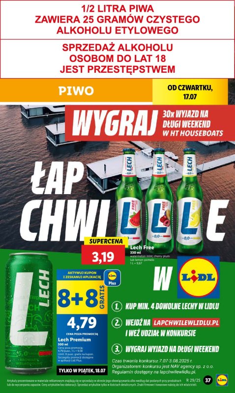 Lidl - gazetka promocyjna Oferta od czwartku od czwartku 17.07 do soboty 19.07 - strona 49