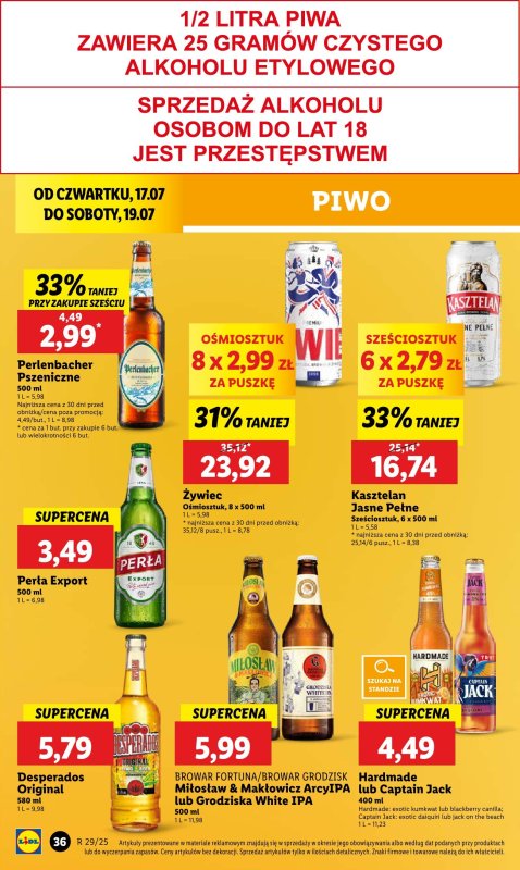 Lidl - gazetka promocyjna Oferta od czwartku od czwartku 17.07 do soboty 19.07 - strona 48