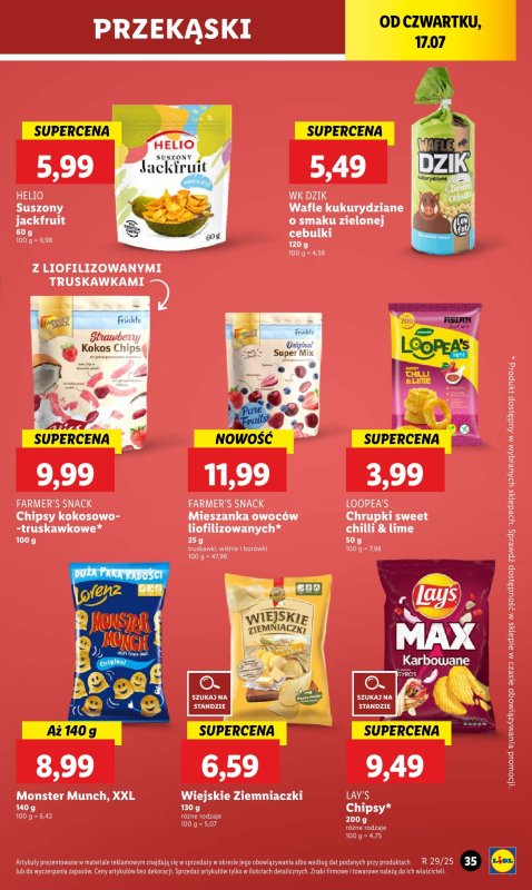 Lidl - gazetka promocyjna Oferta od czwartku od czwartku 17.07 do soboty 19.07 - strona 47