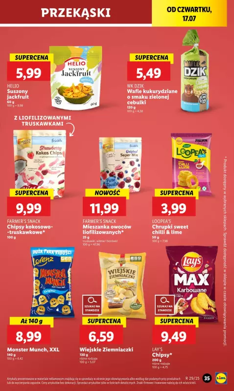 Lidl - gazetka promocyjna Oferta od czwartku od czwartku 17.07 do soboty 19.07 - strona 47
