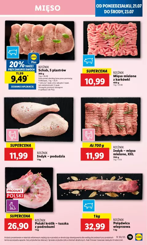 Lidl - gazetka promocyjna Oferta od poniedziałku od poniedziałku 21.07 do środy 23.07 - strona 23