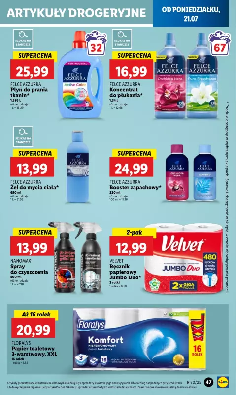 Lidl - gazetka promocyjna Oferta od poniedziałku od poniedziałku 21.07 do środy 23.07 - strona 57