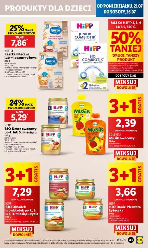 Lidl - gazetka promocyjna Oferta od poniedziałku od poniedziałku 21.07 do środy 23.07 - strona 53