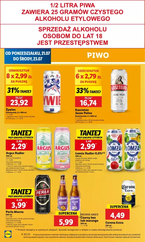 Lidl - gazetka promocyjna Oferta od poniedziałku od poniedziałku 21.07 do środy 23.07 - strona 44