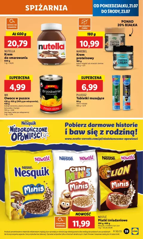 Lidl - gazetka promocyjna Oferta od poniedziałku od poniedziałku 21.07 do środy 23.07 - strona 49