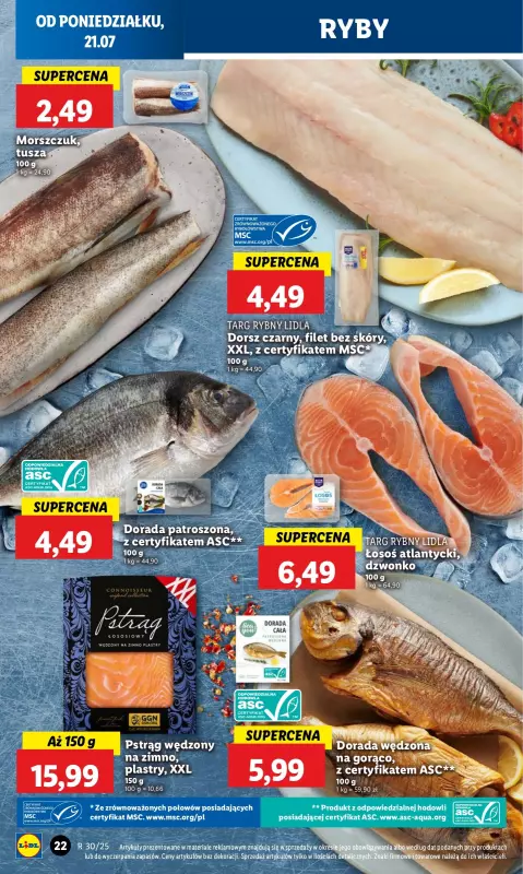 Lidl - gazetka promocyjna Oferta od poniedziałku od poniedziałku 21.07 do środy 23.07 - strona 30
