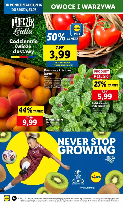 Lidl - gazetka promocyjna Oferta od poniedziałku od poniedziałku 21.07 do środy 23.07 - strona 18