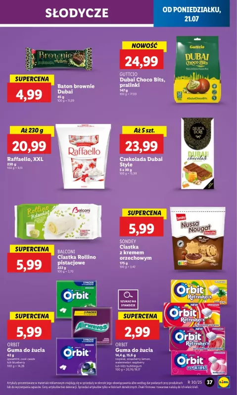 Lidl - gazetka promocyjna Oferta od poniedziałku od poniedziałku 21.07 do środy 23.07 - strona 47