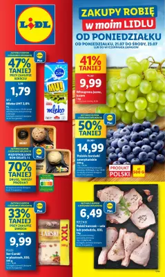 Lidl - gazetka promocyjna Oferta od poniedziałku od poniedziałku 21.07 do środy 23.07