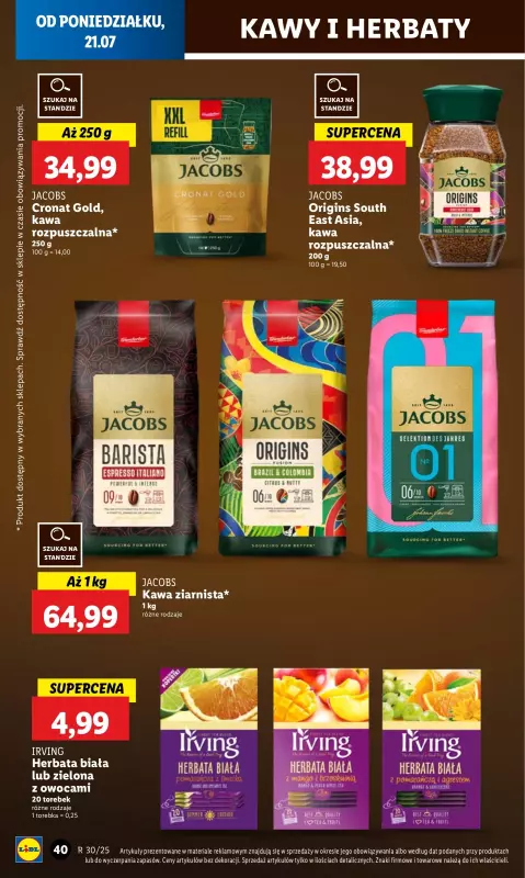 Lidl - gazetka promocyjna Oferta od poniedziałku od poniedziałku 21.07 do środy 23.07 - strona 50