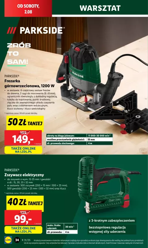 Lidl - gazetka promocyjna Katalog od poniedziałku 28.07 do soboty 02.08 - strona 38